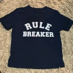 3t Navy Blue 'Rule Breaker' T-Shirt
